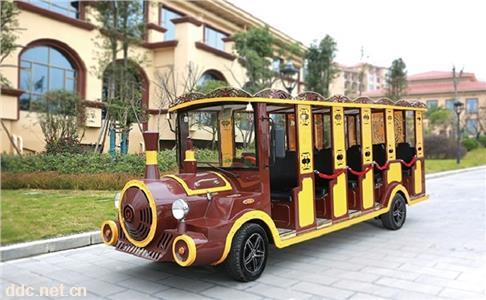  质惠14座燃油观光小火车 ZH-GQ14A仿古款销售 